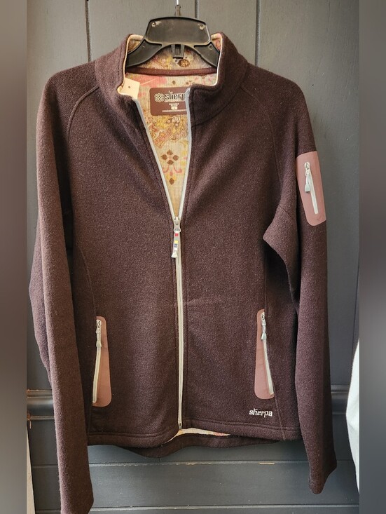 sherpa adventure gear Sweaters - Sherpa Adventure Wool Blend Zip Front Jacket